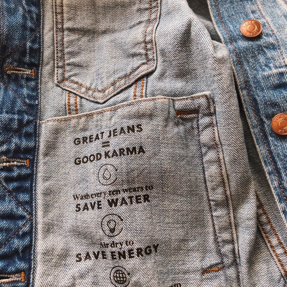 J. Crew petite classic denim jacket - Picture 5 of 5